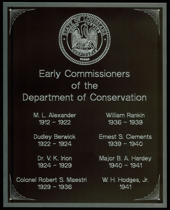 Early Commissioners of the Department of Conservation, 1912 - 1941