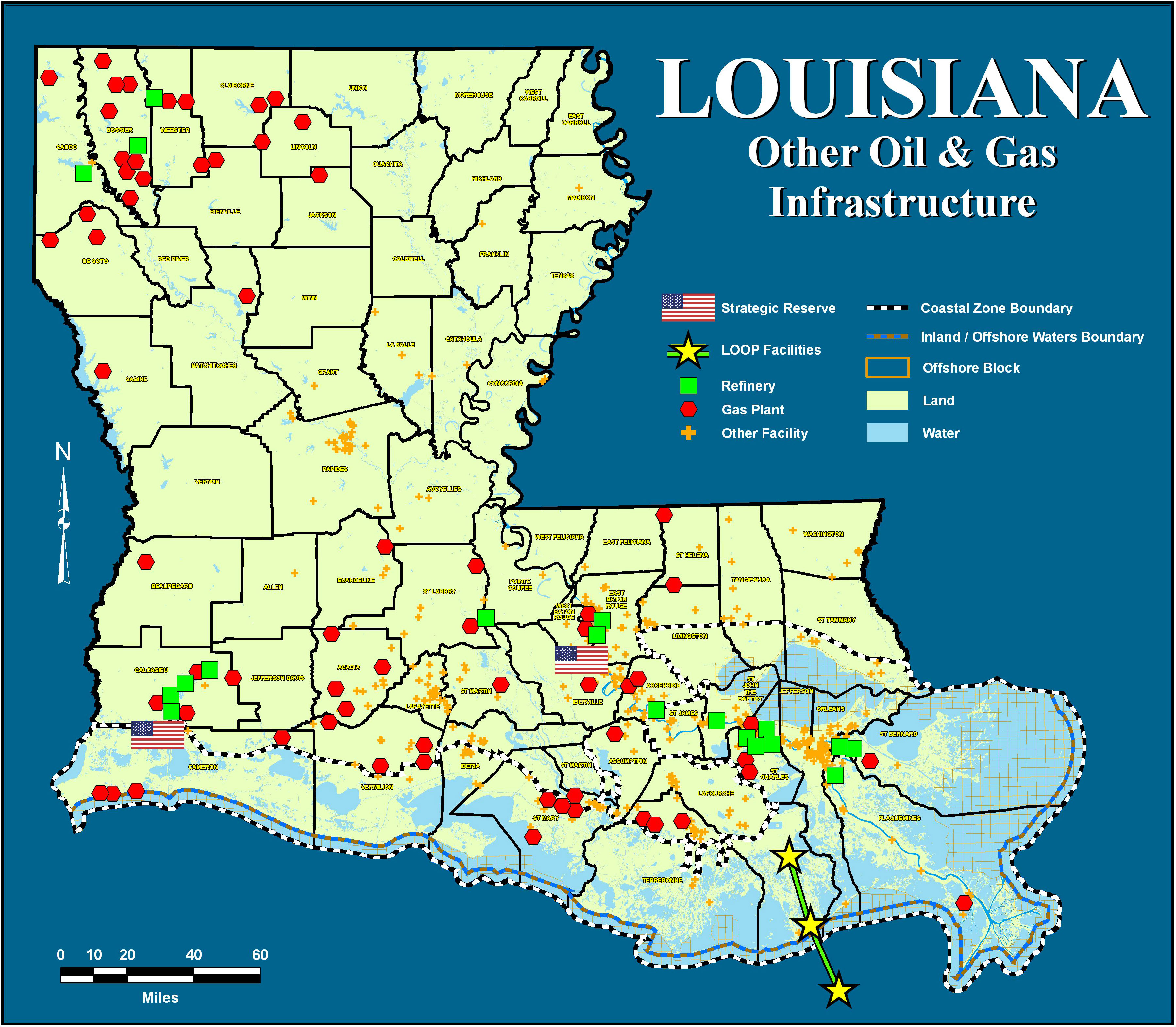 Refinery And Other Oil And Gas Related Maps Department Of Natural